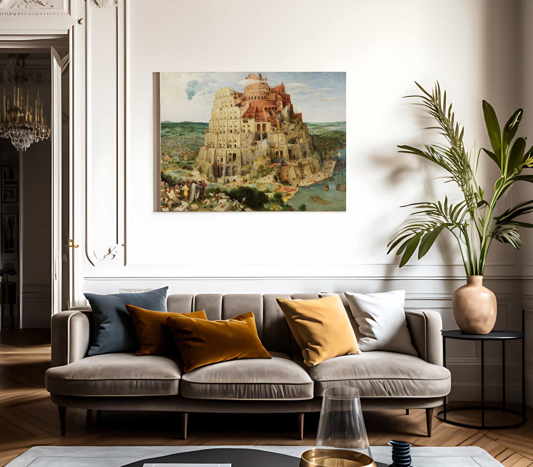 The Tower Of Babel 1563 By The Elder Fine Art Print