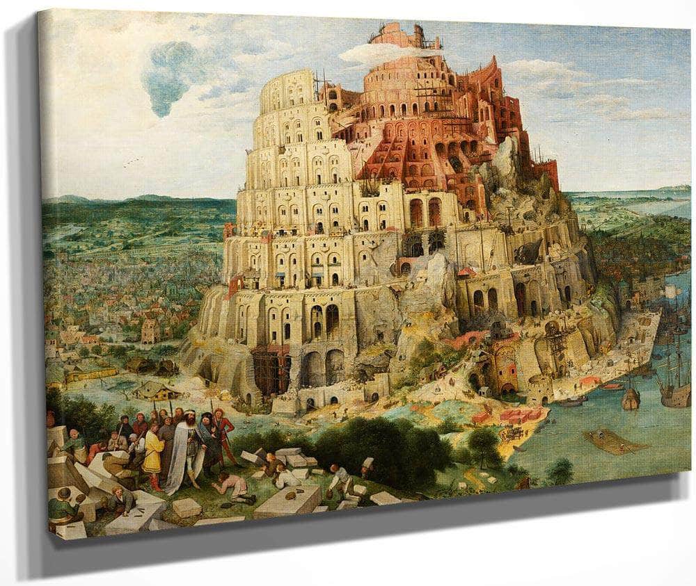 The Tower Of Babel 1563 By The Elder Fine Art Print