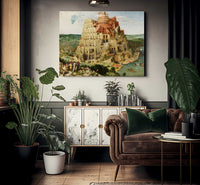 The Tower Of Babel 1563 By The Elder Fine Art Print