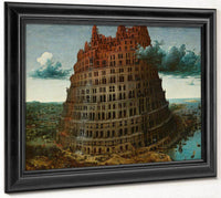 The Tower Of Babel 1565 59 9X74 6 Museum Boijmans Van Beuningen By The Elder Fine Art Print