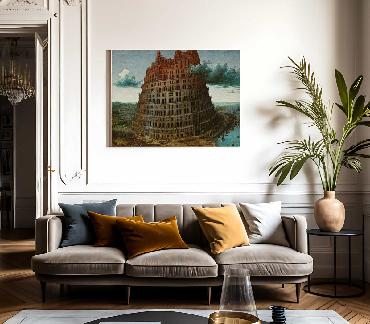 The Tower Of Babel 1565 59 9X74 6 Museum Boijmans Van Beuningen By The Elder Fine Art Print