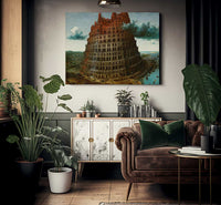 The Tower Of Babel 1565 59 9X74 6 Museum Boijmans Van Beuningen By The Elder Fine Art Print