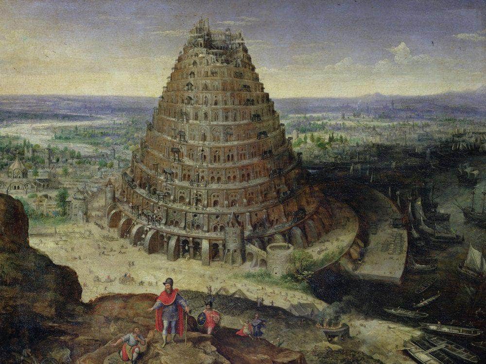 The Tower Of Babel By Lucas Van Valckenborch Fine Art Print