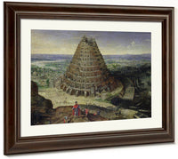 The Tower Of Babel By Lucas Van Valckenborch Fine Art Print