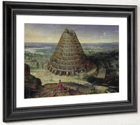 The Tower Of Babel By Lucas Van Valckenborch Fine Art Print