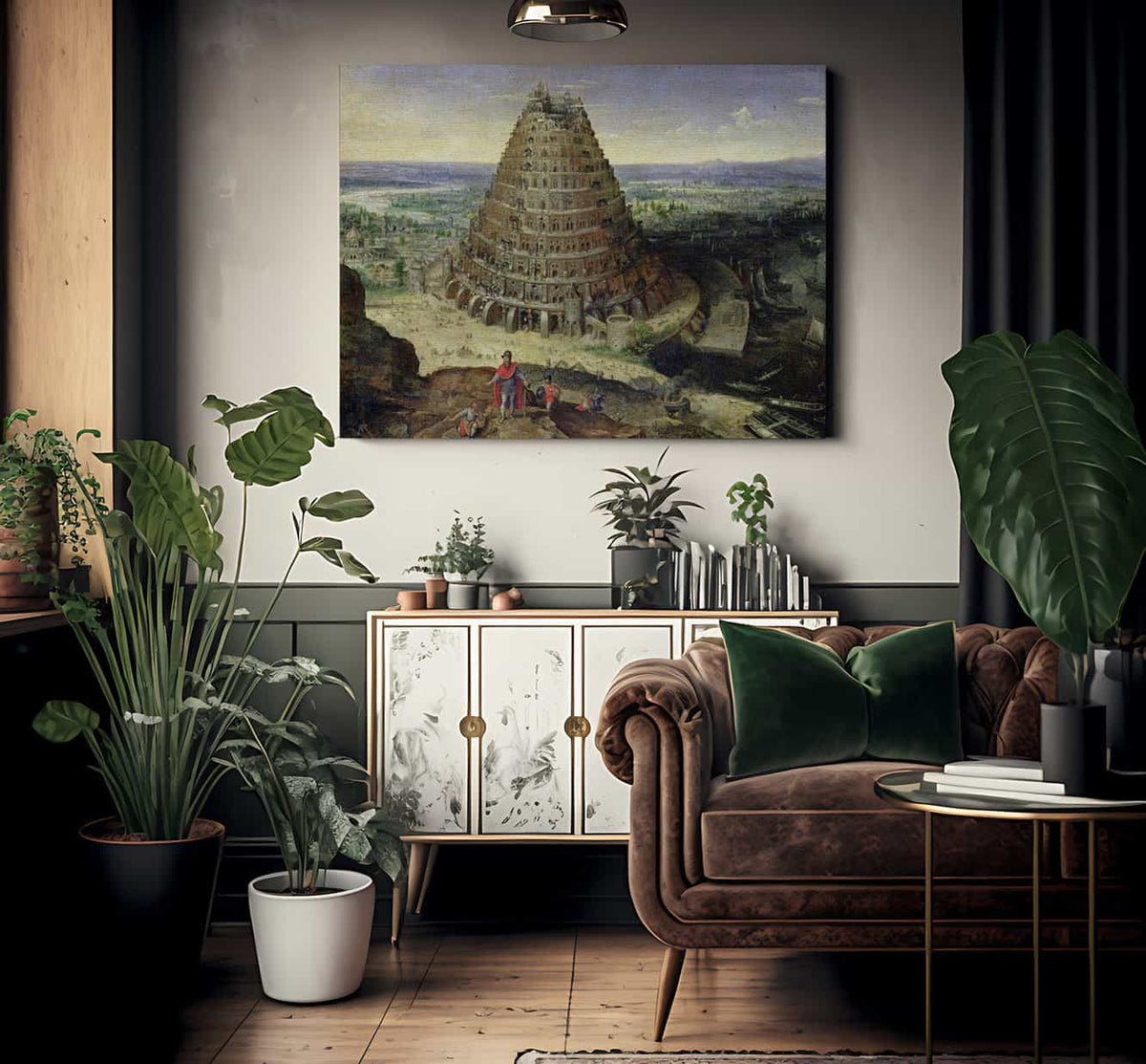 The Tower Of Babel By Lucas Van Valckenborch Fine Art Print