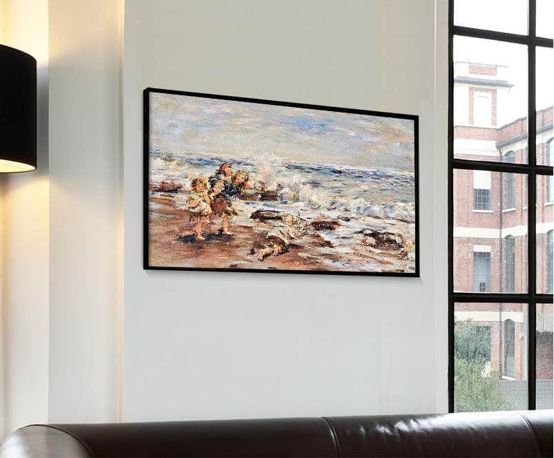 The Toy Boat Painting William Mctaggart Canvas Art Fine Art Print