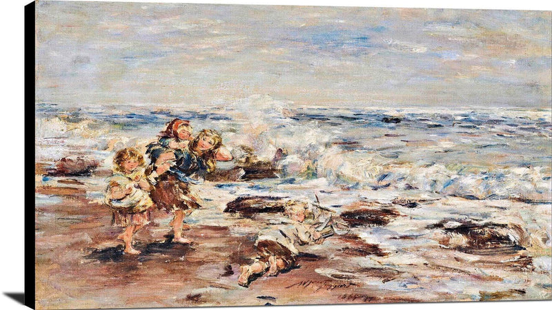 The Toy Boat Painting William Mctaggart Canvas Art Fine Art Print