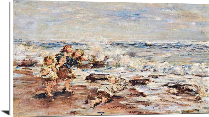 The Toy Boat Painting William Mctaggart Canvas Art Fine Art Print