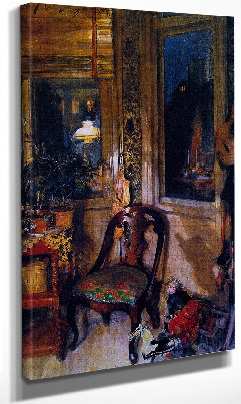 The Toys Corner By Carl Larsson Fine Art Print