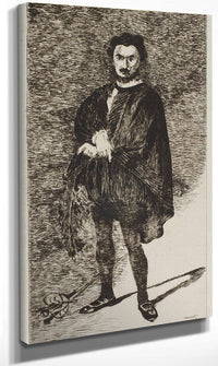 The Tragic Actor (L'acteur Tragique Rouviere Dans Le Role De Hamlet) By Edouard Manet Fine Art Print