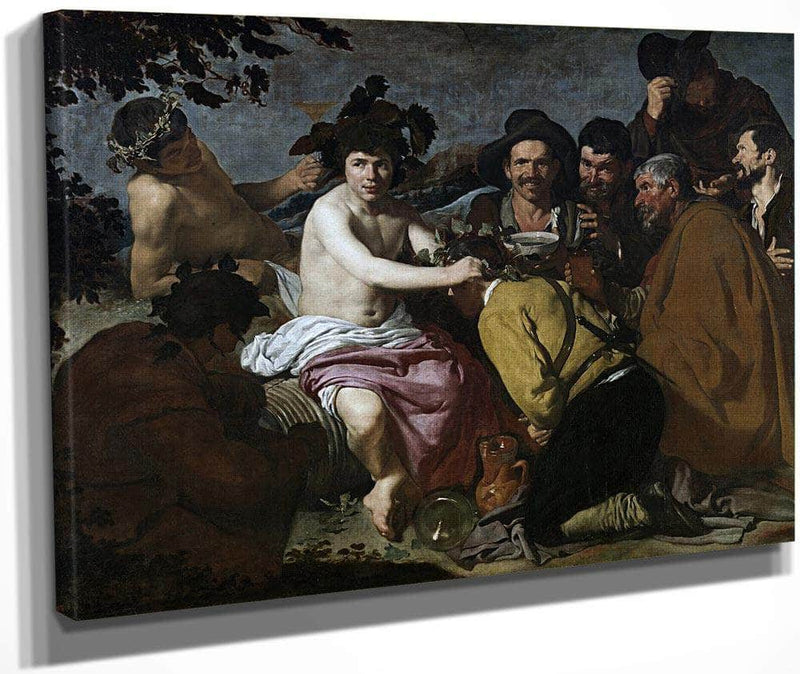 The Triumph Of Bacchus (Los Borrachos The Topers) By Diego Velazquez Fine Art Print