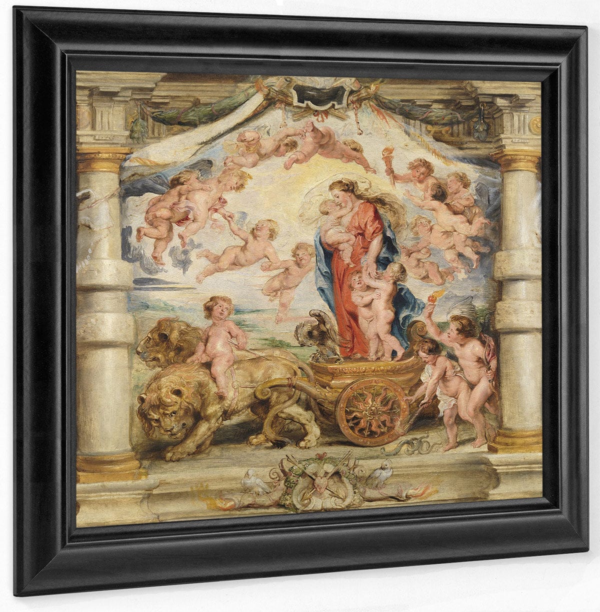 The Triumph Of Charity By Peter Paul Rubens Fine Art Print