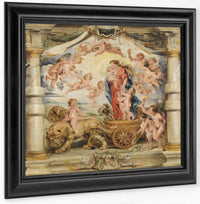 The Triumph Of Charity By Peter Paul Rubens Fine Art Print
