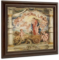 The Triumph Of Charity By Peter Paul Rubens Fine Art Print