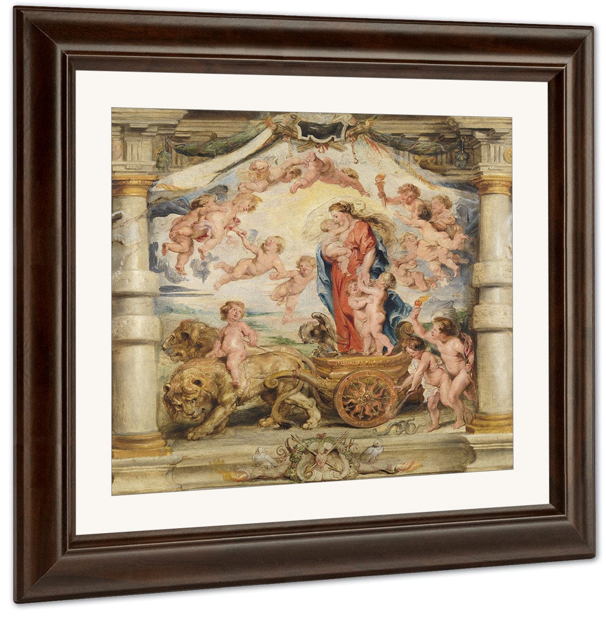 The Triumph Of Charity By Peter Paul Rubens Fine Art Print