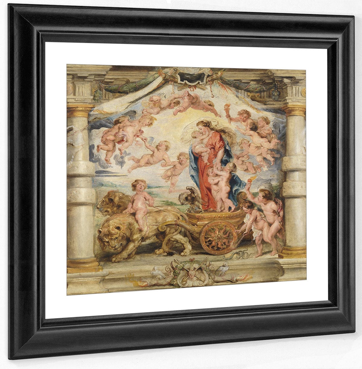 The Triumph Of Charity By Peter Paul Rubens Fine Art Print