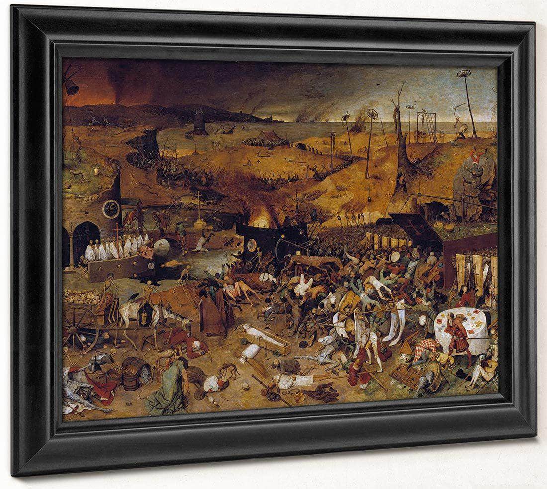 The Triumph Of Death 1562 117X162Cm Museo Del Prado By The Elder Fine Art Print