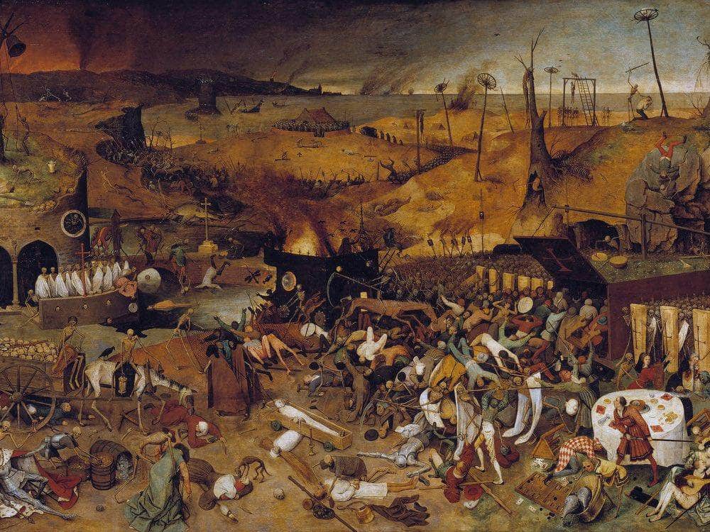 The Triumph Of Death 1562 117X162Cm Museo Del Prado By The Elder Fine Art Print