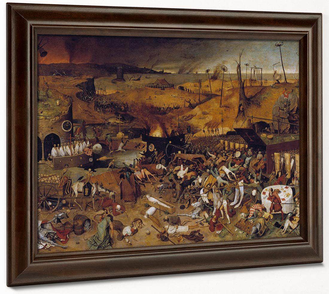 The Triumph Of Death 1562 117X162Cm Museo Del Prado By The Elder Fine Art Print