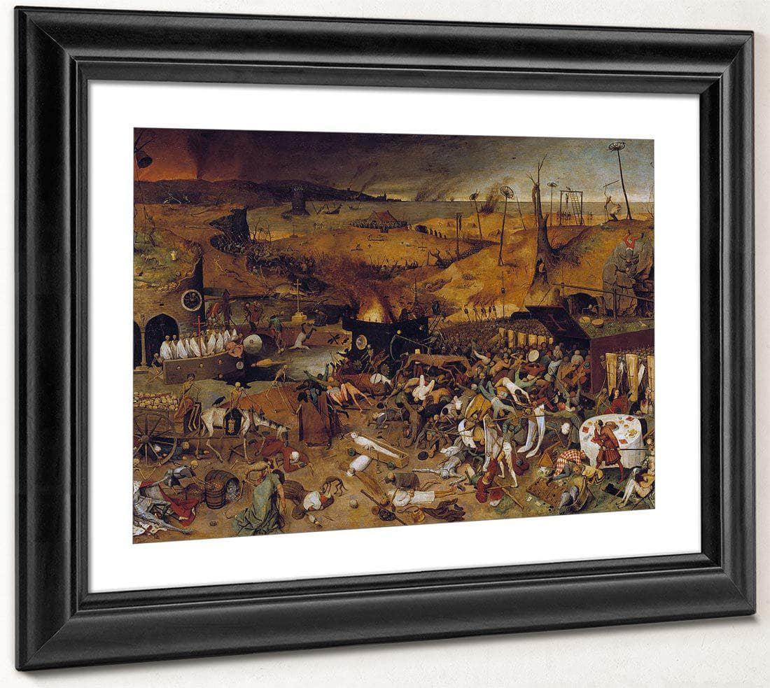 The Triumph Of Death 1562 117X162Cm Museo Del Prado By The Elder Fine Art Print