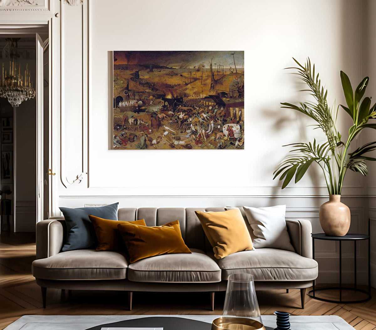 The Triumph Of Death 1562 117X162Cm Museo Del Prado By The Elder Fine Art Print