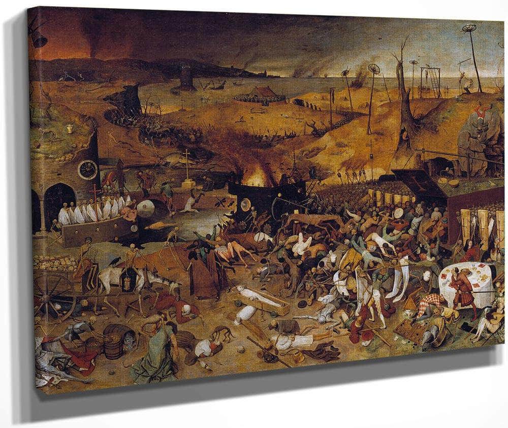 The Triumph Of Death 1562 117X162Cm Museo Del Prado By The Elder Fine Art Print