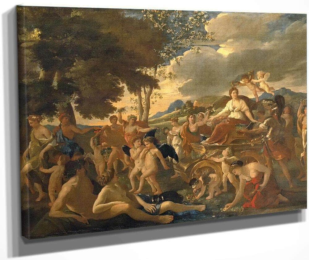 The Triumph Of Flora By Nicholas Poussin Fine Art Print
