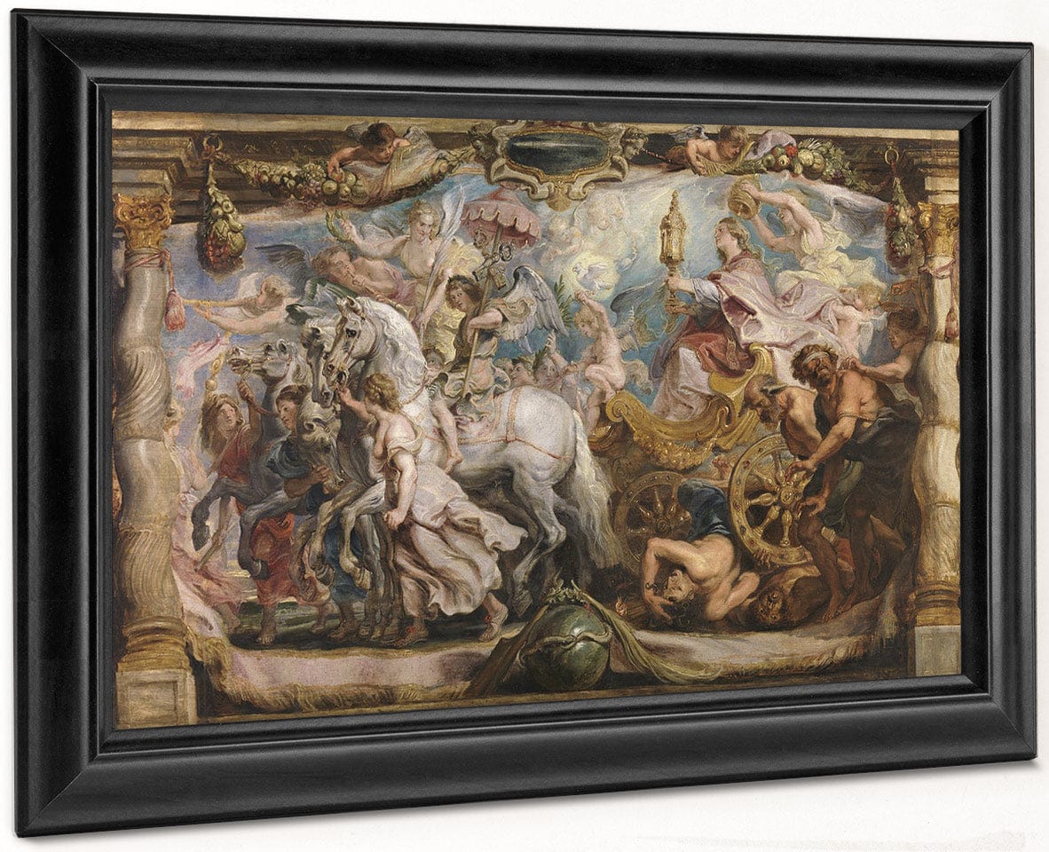 The Triumph Of The Church Over Ignorance And Blindness By Peter Paul Rubens Fine Art Print