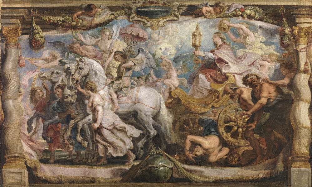 The Triumph Of The Church Over Ignorance And Blindness By Peter Paul Rubens Fine Art Print
