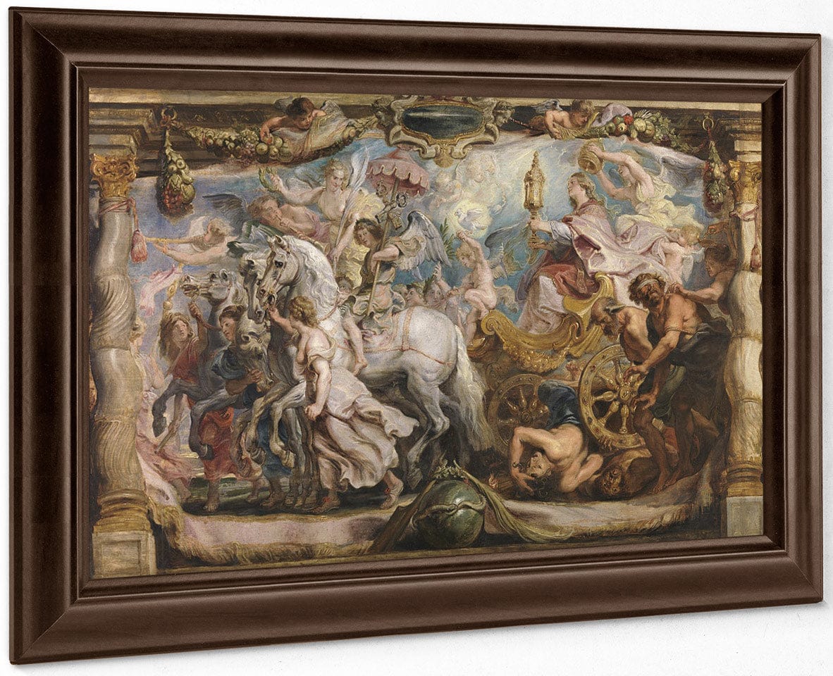 The Triumph Of The Church Over Ignorance And Blindness By Peter Paul Rubens Fine Art Print
