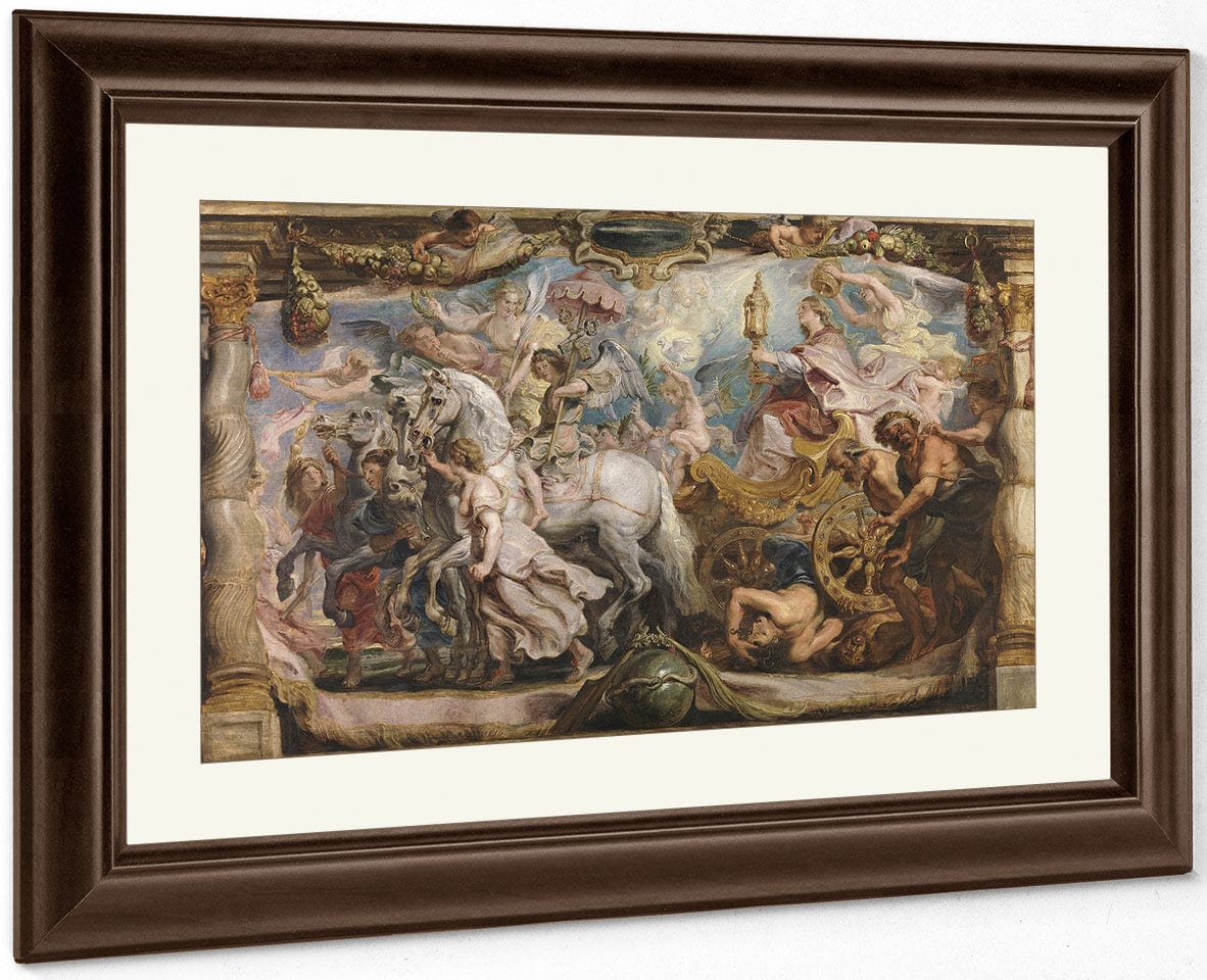The Triumph Of The Church Over Ignorance And Blindness By Peter Paul Rubens Fine Art Print