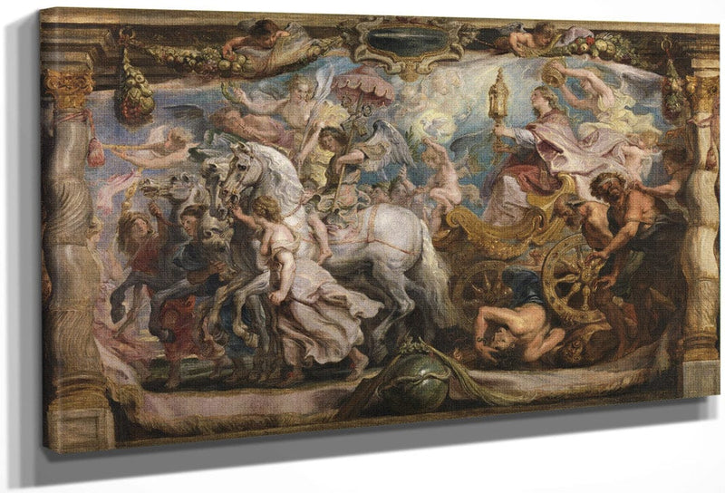 The Triumph Of The Church Over Ignorance And Blindness By Peter Paul Rubens Fine Art Print