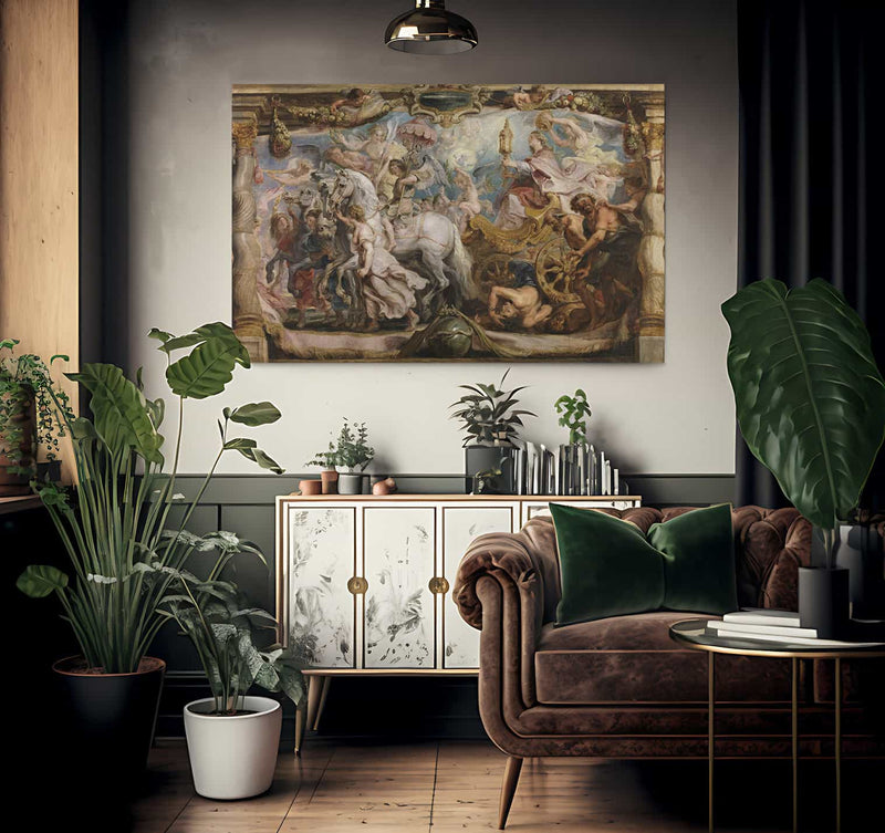 The Triumph Of The Church Over Ignorance And Blindness By Peter Paul Rubens Fine Art Print