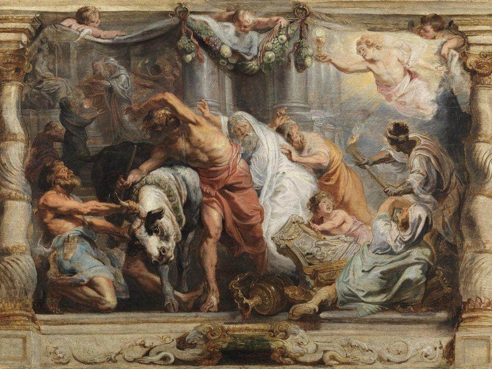 The Triumph Of The Eucharist Over Idolatry By Peter Paul Rubens Fine Art Print