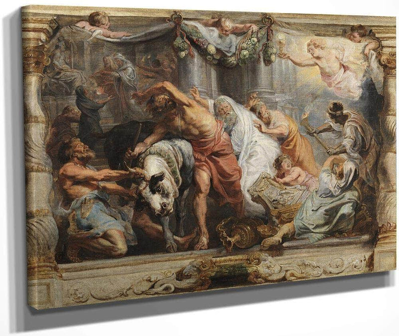 The Triumph Of The Eucharist Over Idolatry By Peter Paul Rubens Fine Art Print