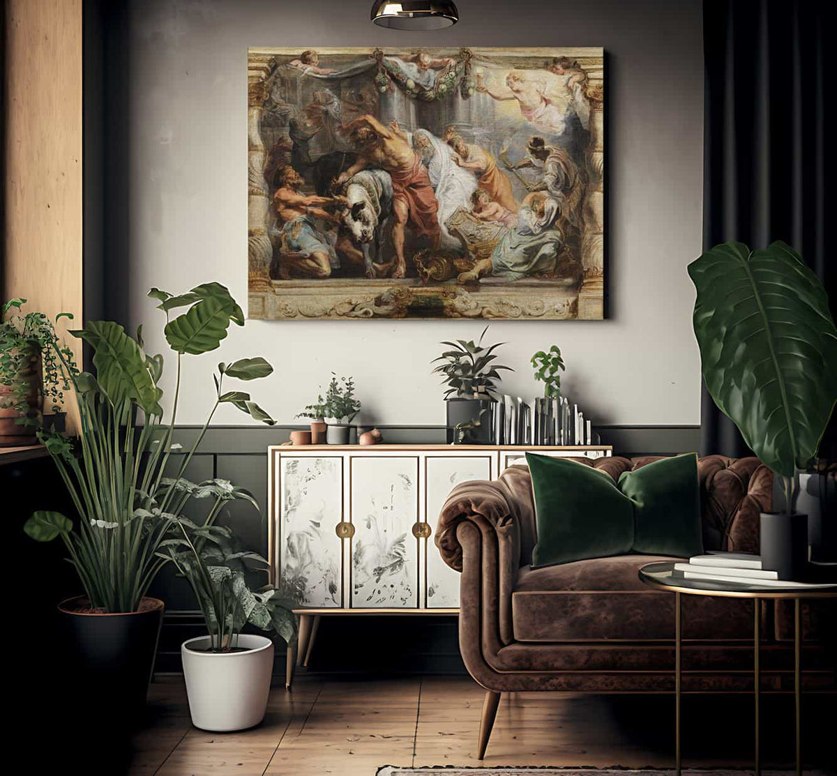 The Triumph Of The Eucharist Over Idolatry By Peter Paul Rubens Fine Art Print