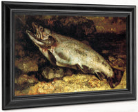 The Trout By Gustave Courbet Fine Art Print