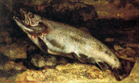 The Trout By Gustave Courbet Fine Art Print