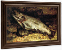 The Trout By Gustave Courbet Fine Art Print