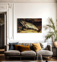 The Trout By Gustave Courbet Fine Art Print