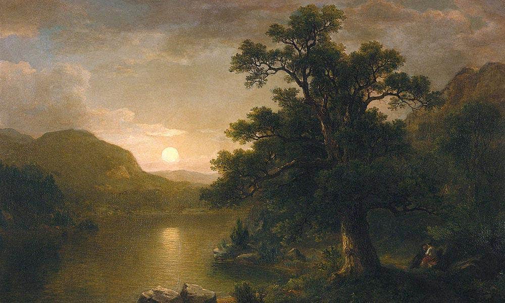 The Trysting Tree By Asher B Durand Fine Art Print