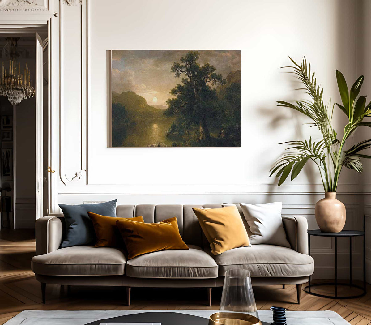 The Trysting Tree By Asher B Durand Fine Art Print