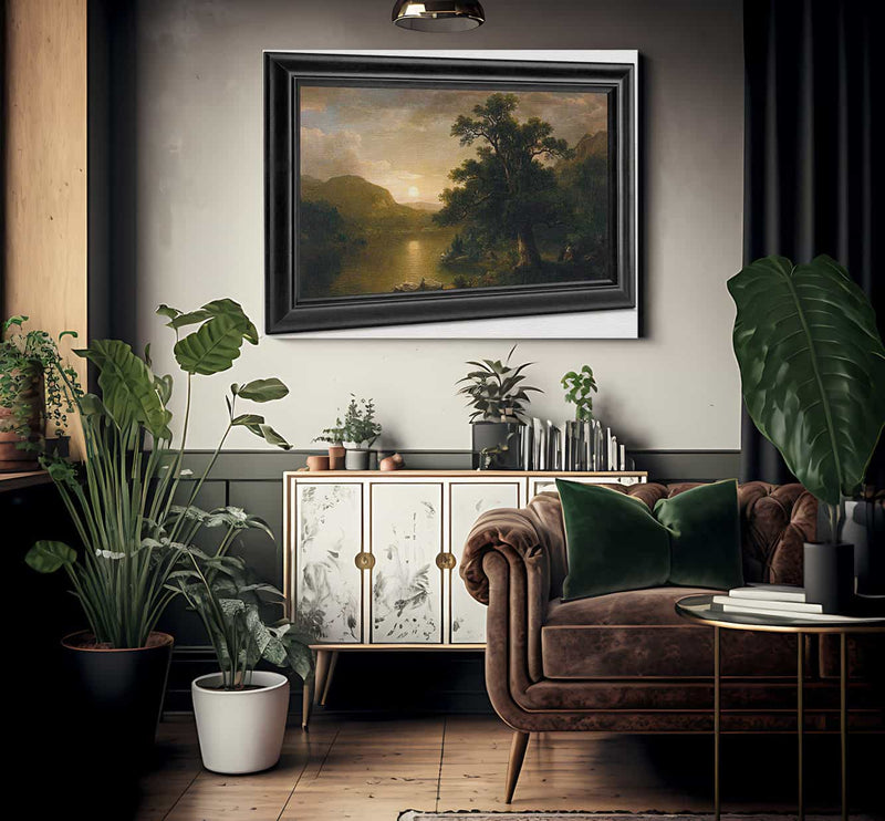 The Trysting Tree By Asher B Durand Fine Art Print