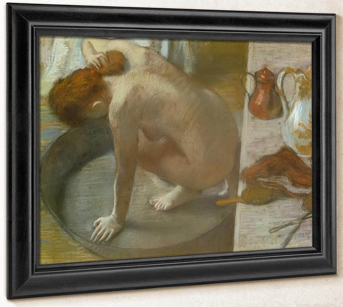The Tub By Edgar Degas By Edgar Degas Fine Art Print
