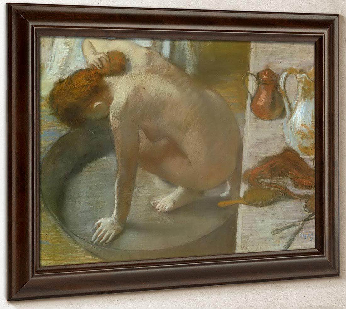 The Tub By Edgar Degas By Edgar Degas Fine Art Print