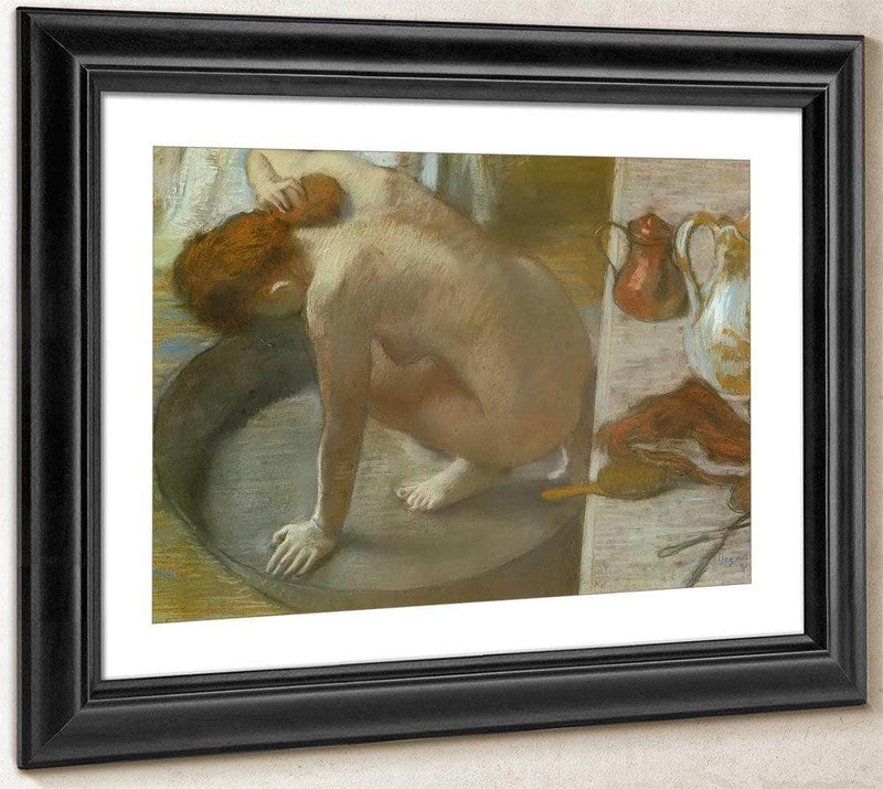 The Tub By Edgar Degas By Edgar Degas Fine Art Print