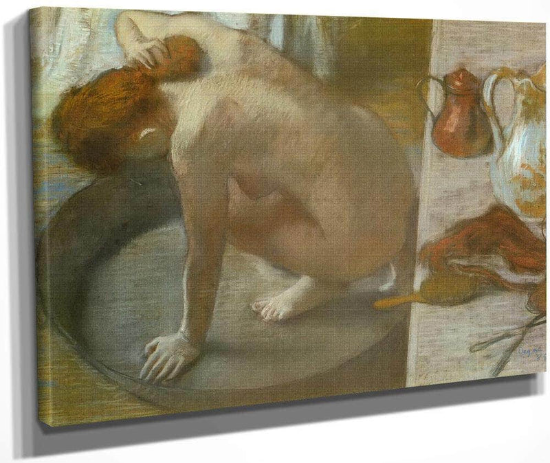 The Tub By Edgar Degas By Edgar Degas Fine Art Print