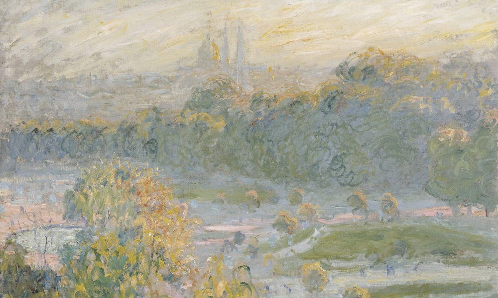 The Tuileries (Study) By Claude Monet Fine Art Print