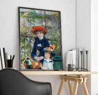 The Two Sisters Painting Auguste Renoir Canvas Art Fine Art Print